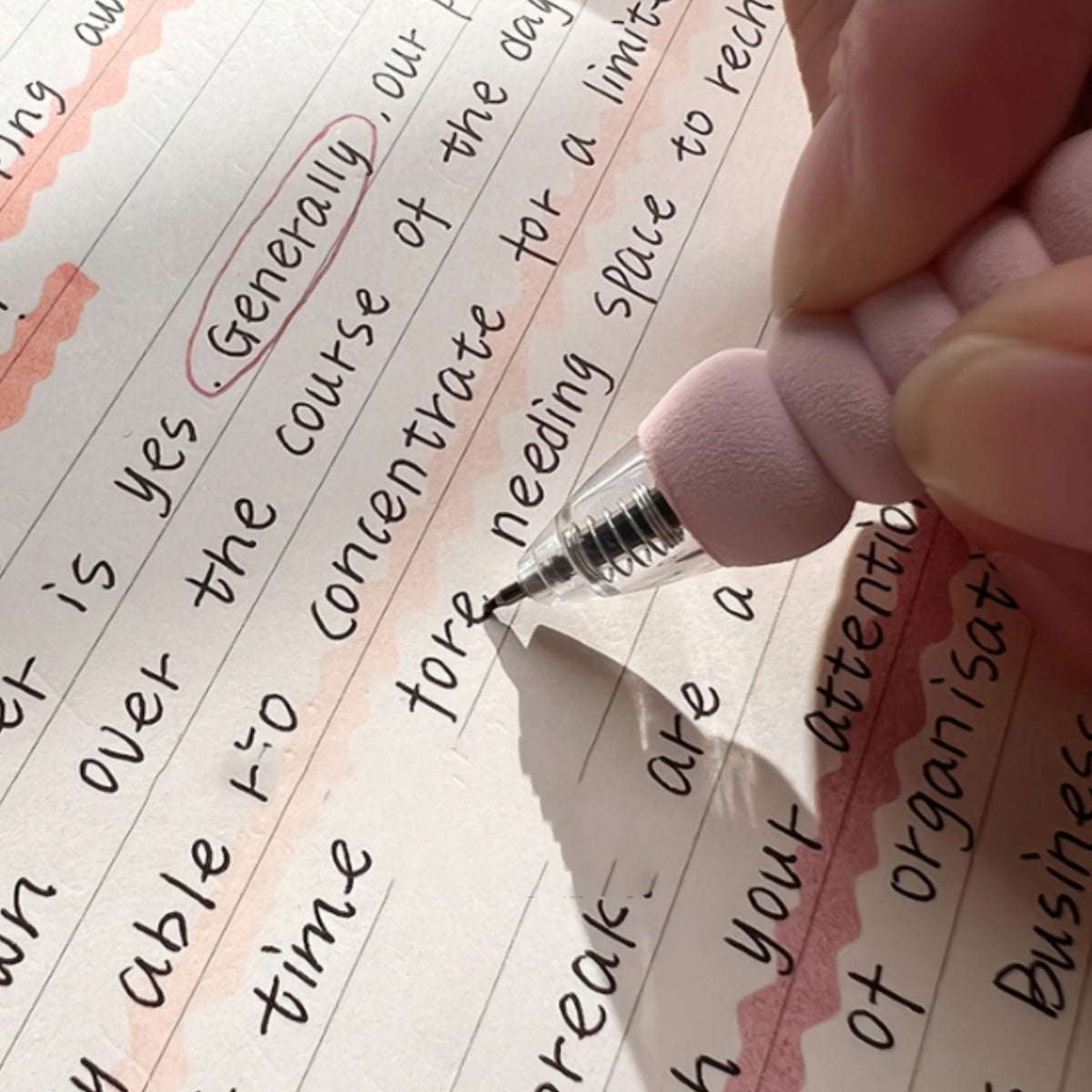 Cushion Grip Floral Gel Pen - Tinyminymo