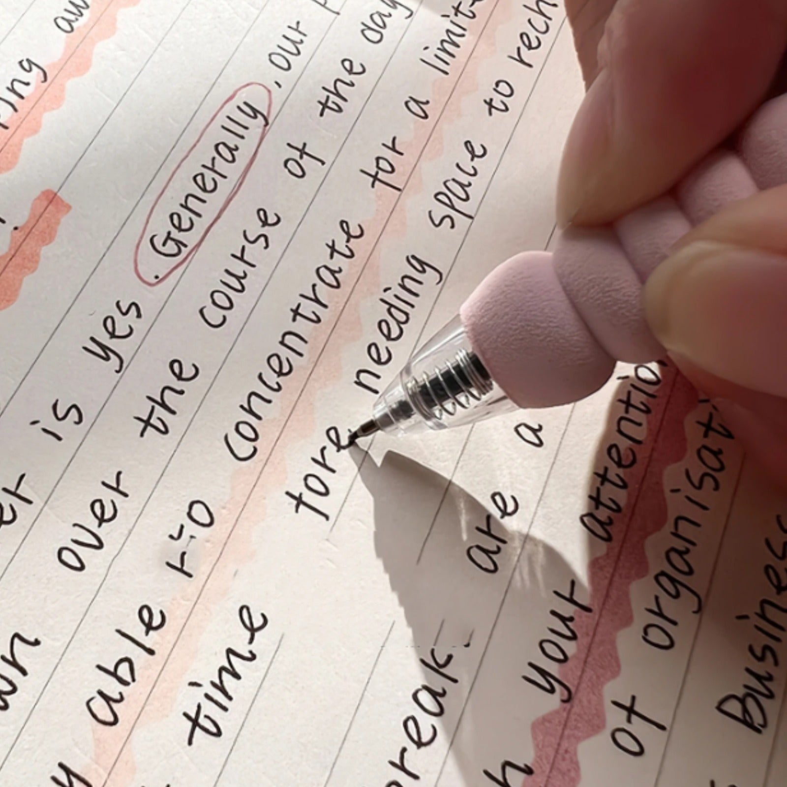 Cushion Grip Floral Gel Pen - Tinyminymo