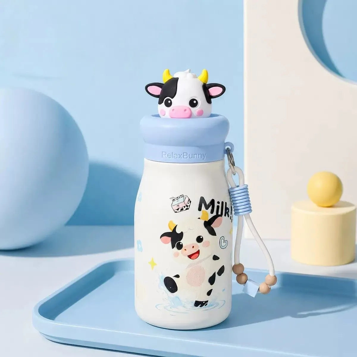 Cow Insulated Water Bottle - Tinyminymo
