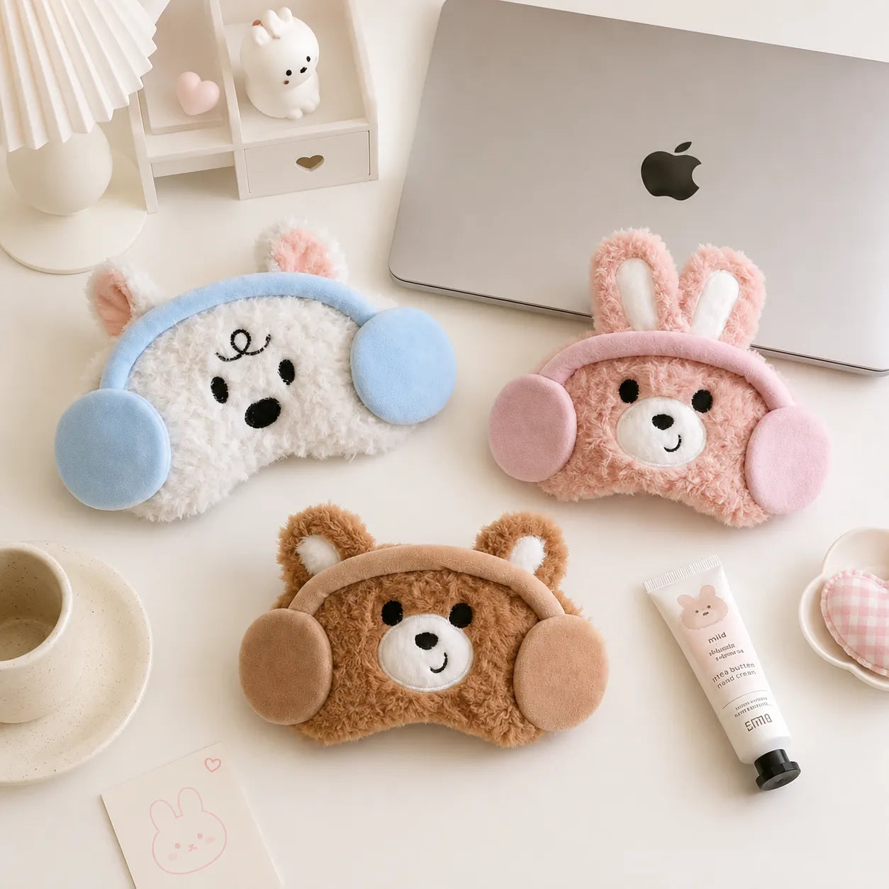 Cute Animal Eye Mask with Gel Pad - Tinyminymo