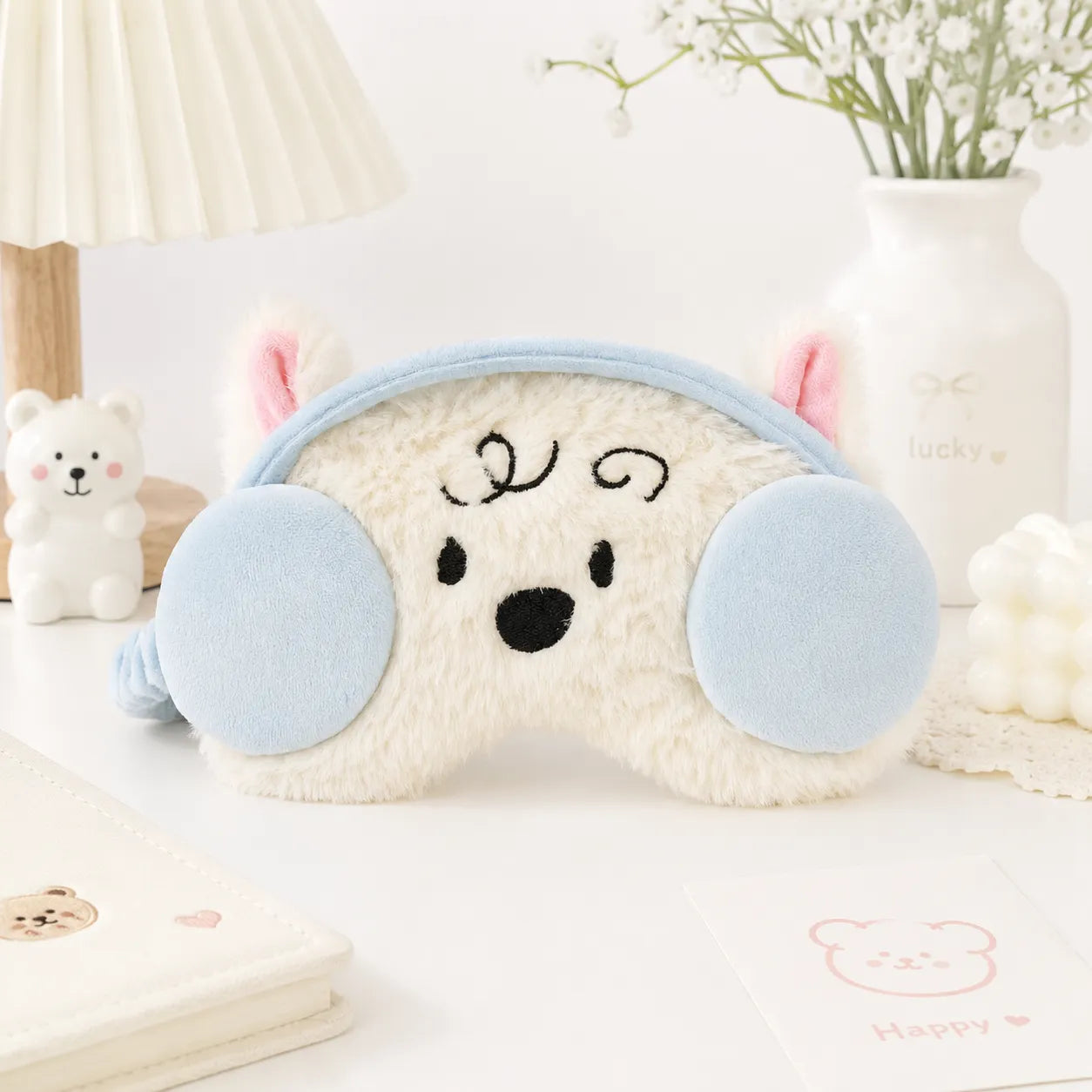 Puppy Animal Eye Mask with Gel Pad - Tinyminymo