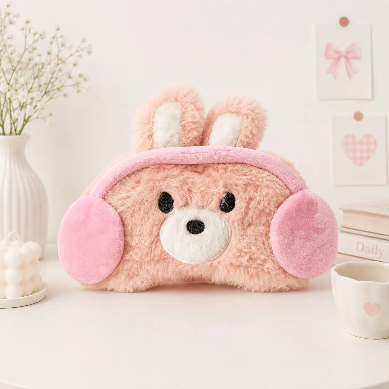 Bunny Animal Eye Mask with Gel Pad - Tinyminymo