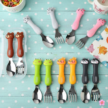 Load image into Gallery viewer, Cute Animal Fork Set - Tinyminymo
