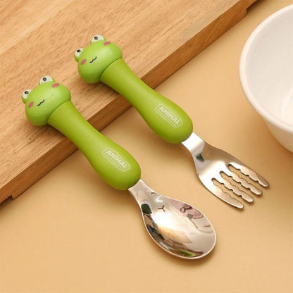 Cute Animal Fork Set, Frog Design - Tinyminymo