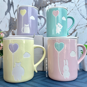 Cute Animal Mug with Lid and Spoon - Tinyminymo