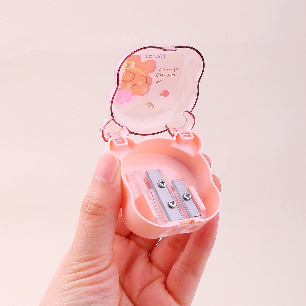 Cute Bear Dual Pencil Sharpener - Tinyminymo