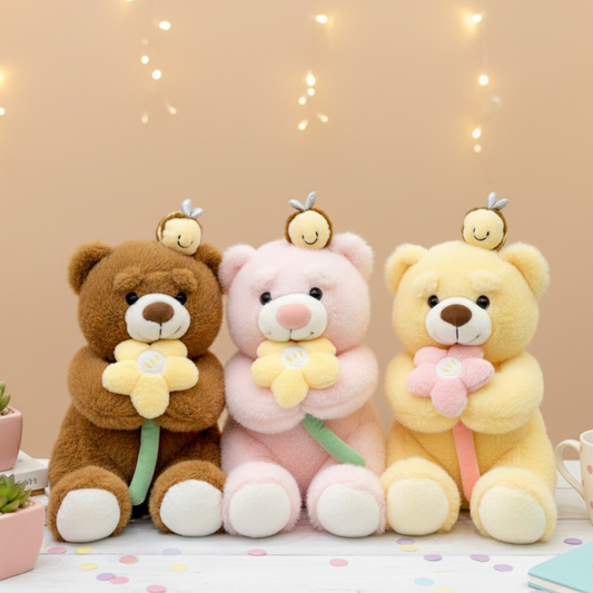 All Variants of Bear Soft Toy - Tinyminymo