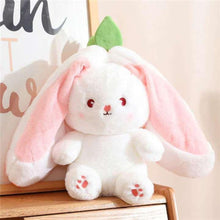 Load image into Gallery viewer, Cute Bunny Plush Toy with Pink Ears - Tinyminymo
