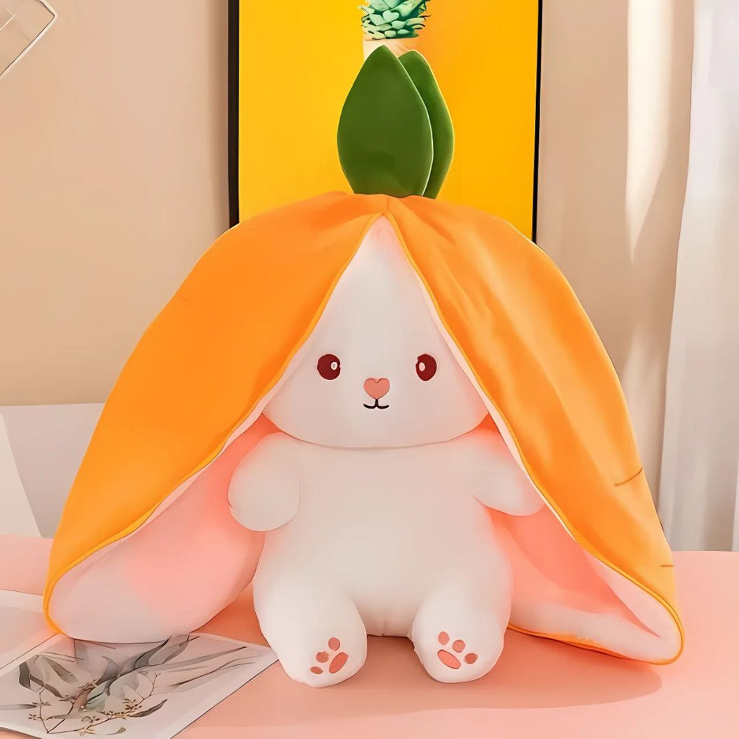 Cute Bunny Plush Toy, Carrot Design - Tinyminymo