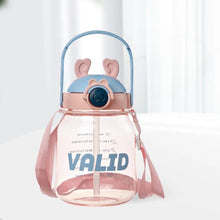 Load image into Gallery viewer, Cute Bunny Routine Water Bottle - Tinyminymo
