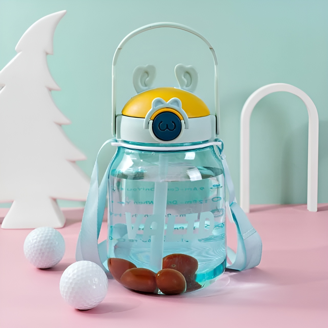 Cute Bunny Routine Water Bottle - Tinyminymo