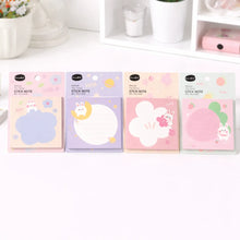 Load image into Gallery viewer, Four Designs of Bunny Sticky Notes - Tinyminymo
