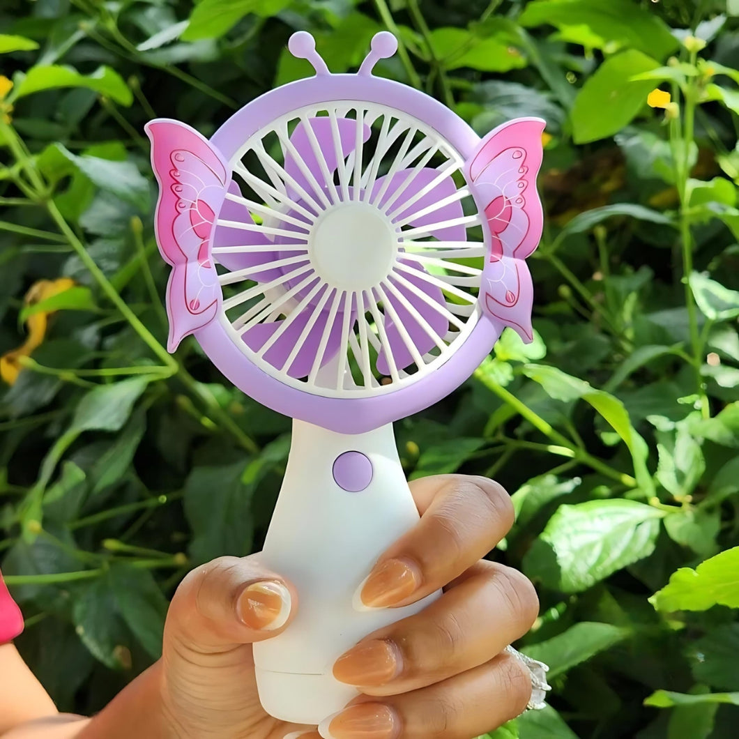 Cute Butterfly Hand Fan - Tinyminymo