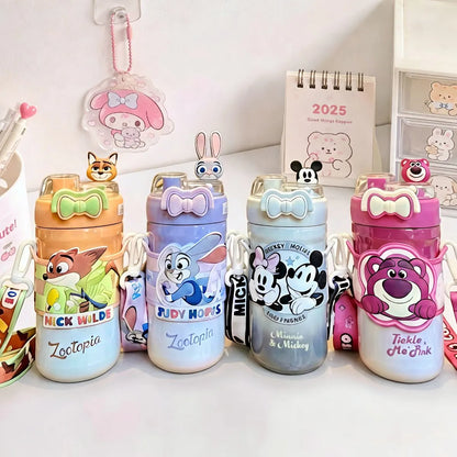 Four Designs of Cartoon Dual Water Bottles - Tinyminymo