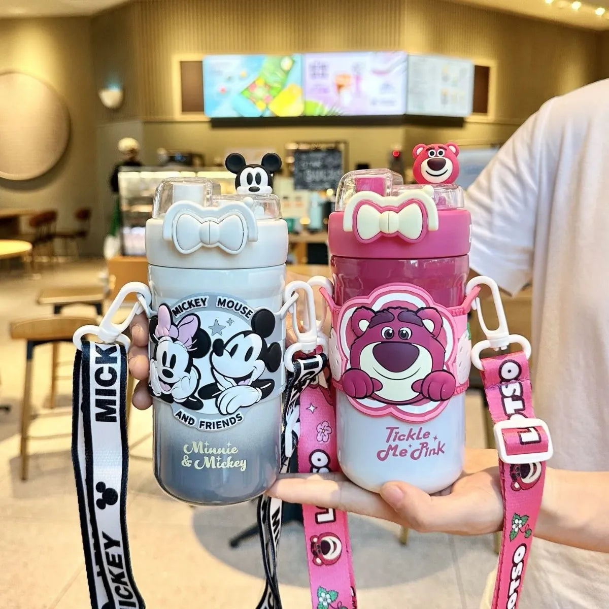 Mickey Mouse and Lotso Insulated Water Bottles - Tinyminymo