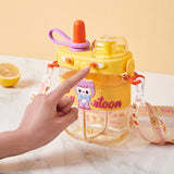 Cute Cartoon Dual Water Bottle
