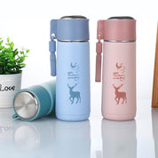 Cute Deer Glass Bottle - TInyminymo