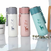 Cute Deer Glass Bottle - TInyminymo