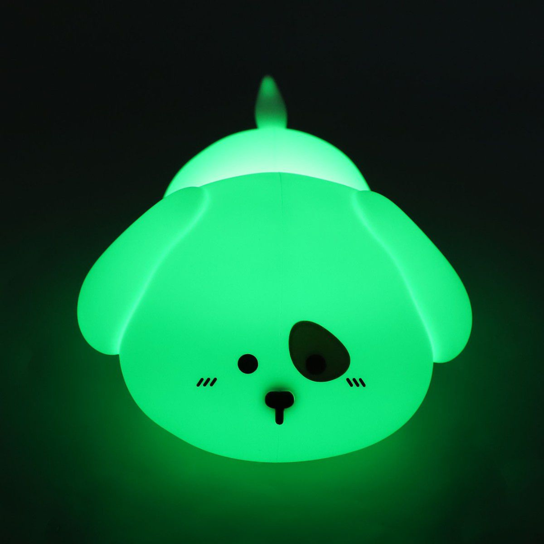 Cute Dog Silicone Night Light - Tinyminymo