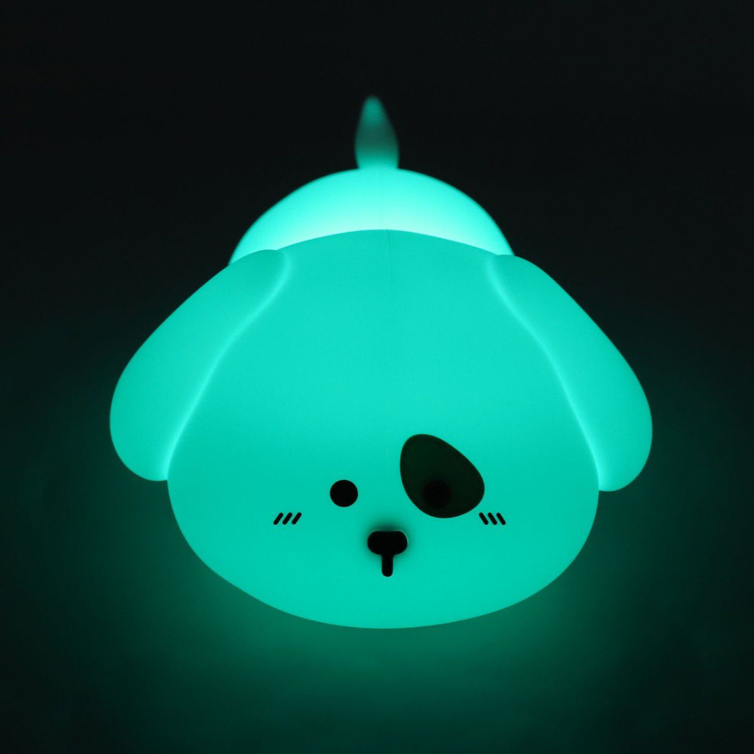 Cute Dog Silicone Night Light - Tinyminymo