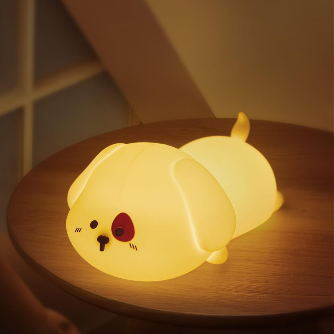 Cute Dog Silicone Night Light - Tinyminymo
