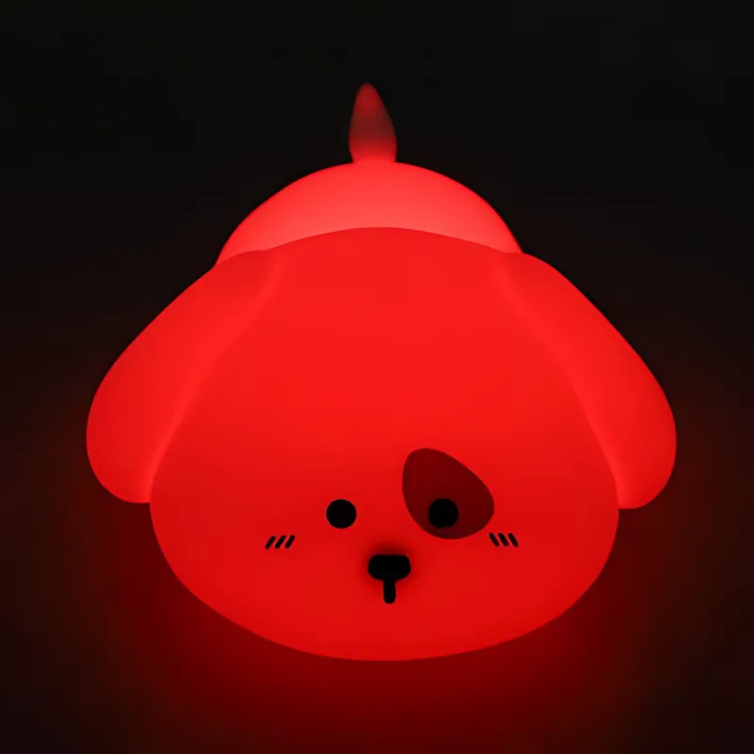 Cute Dog Silicone Night Light - Tinyminymo