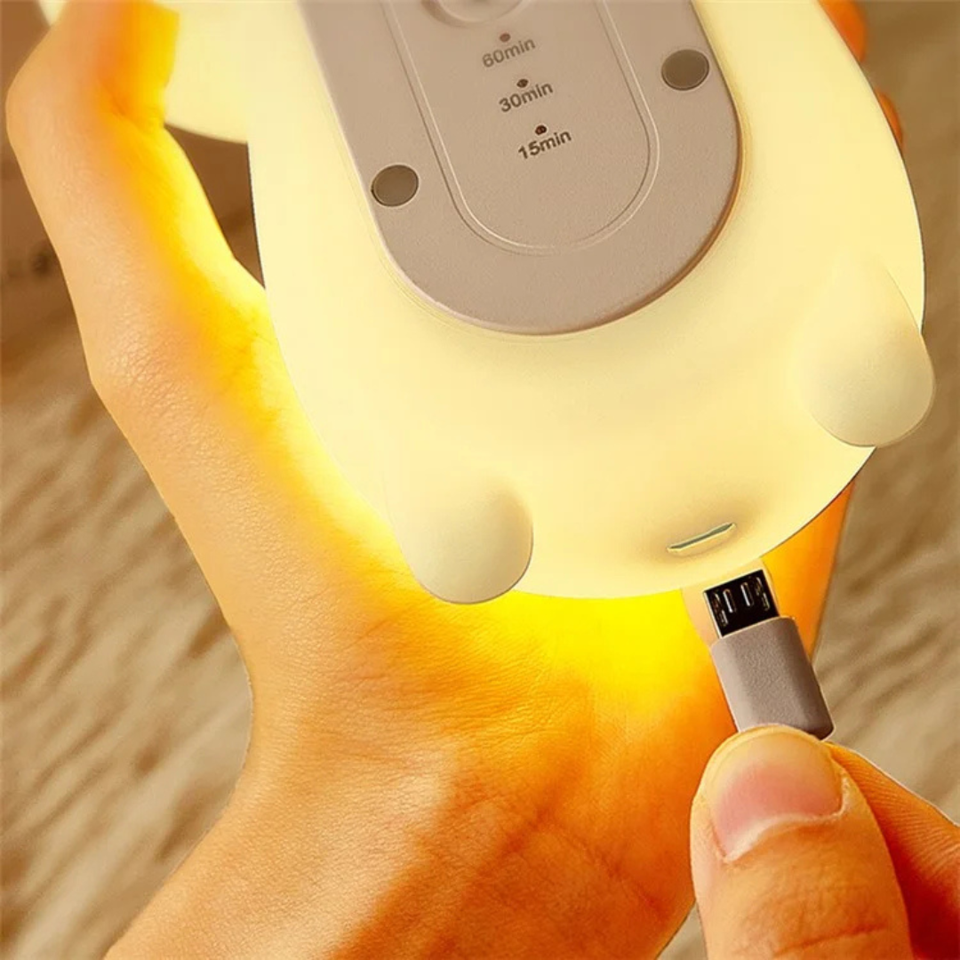 Cute Dog Silicone Night Light - Tinyminymo