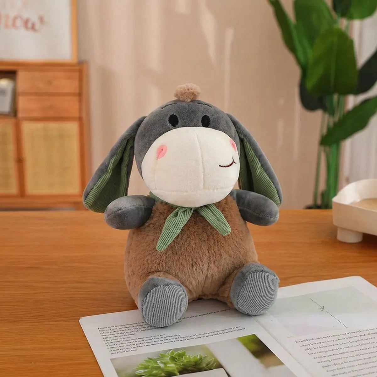 Brown Color Donkey Soft Toy - Tinyminymo