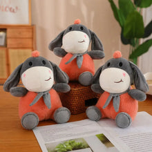 Load image into Gallery viewer, Three Peach Color Donkey Plush Toys - Tinyminymo
