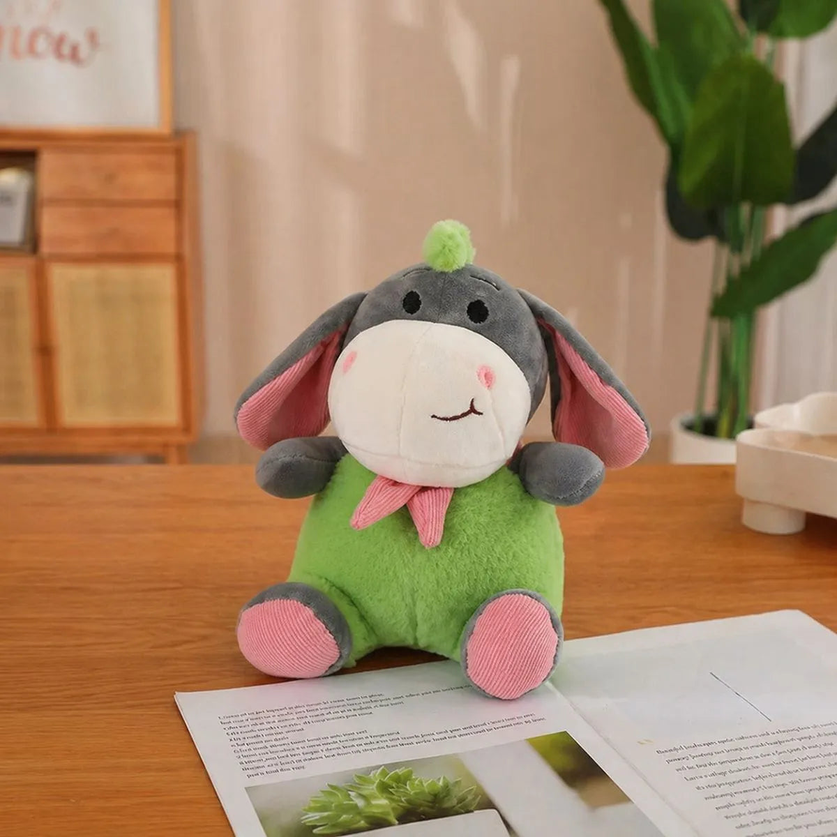 Green Color Donkey Soft Toy - Tinyminymo