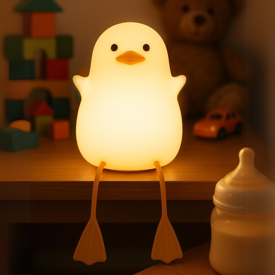 Cute Duck Silicone Night Light - Tinyminymo