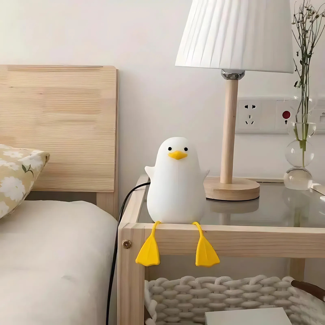 Cute Duck Silicone Night Light - Tinyminymo