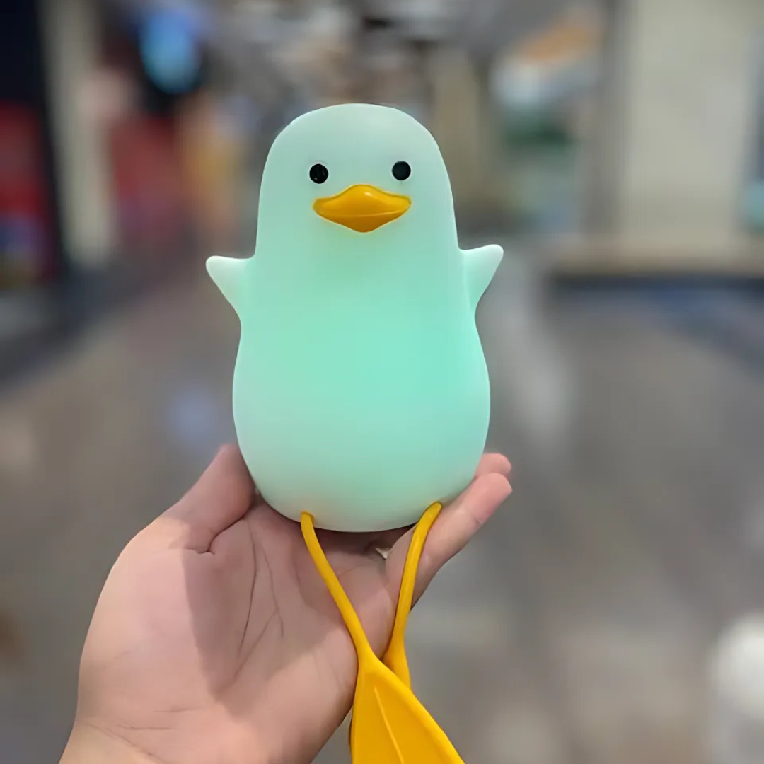 Cute Duck Silicone Night Light - Tinyminymo