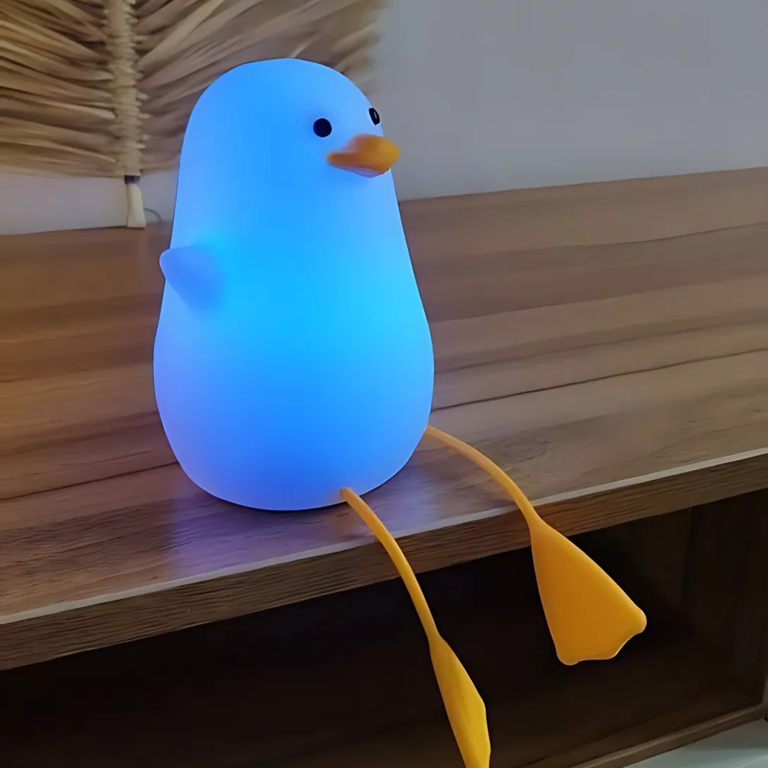 Cute Duck Silicone Night Light - Tinyminymo
