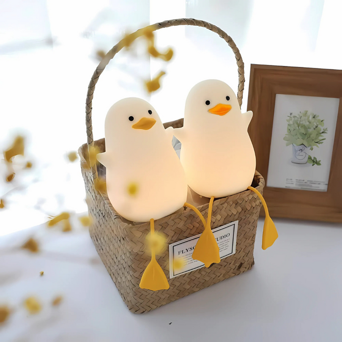 Cute Duck Silicone Night Light - Tinyminymo