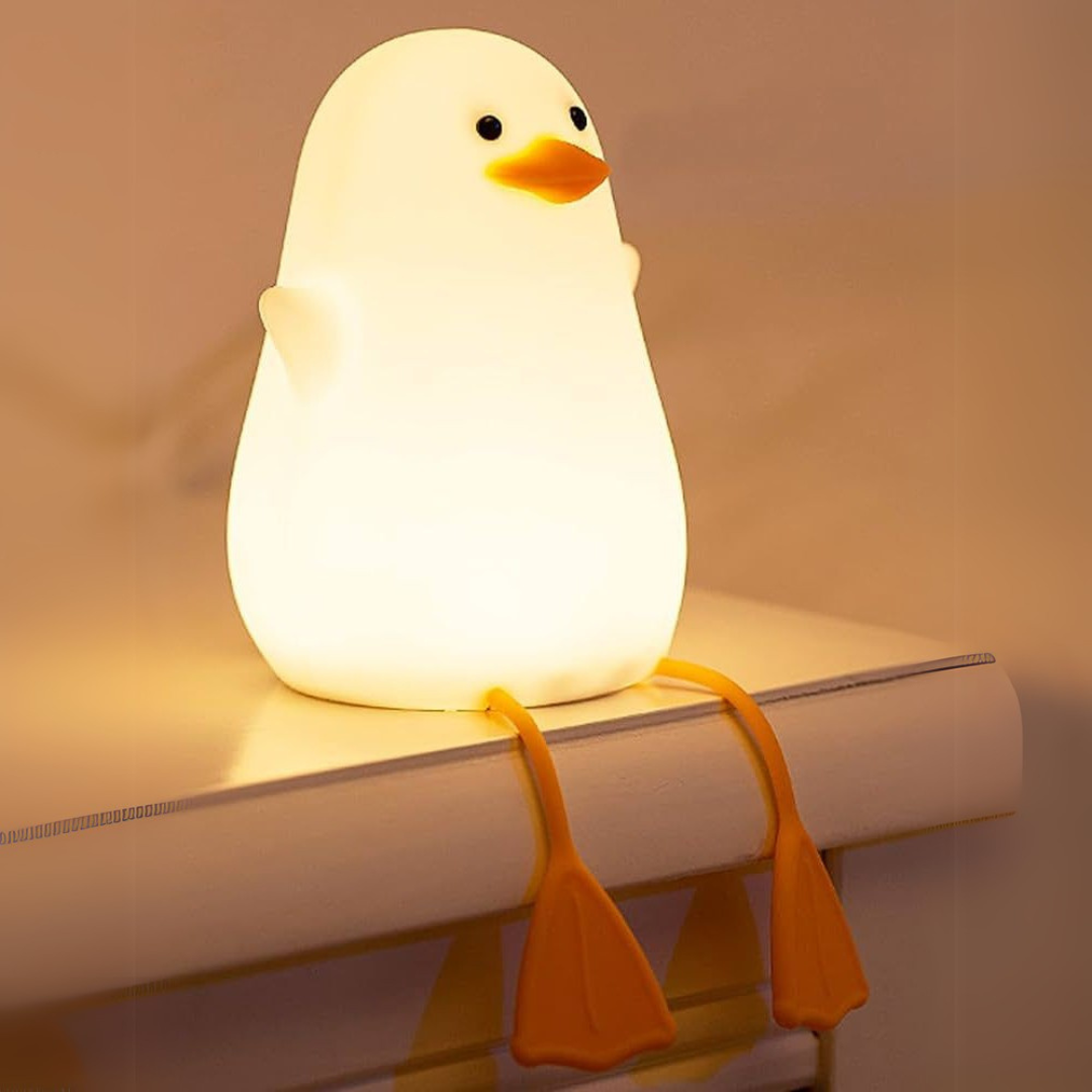Cute Duck Silicone Night Light - Tinyminymo