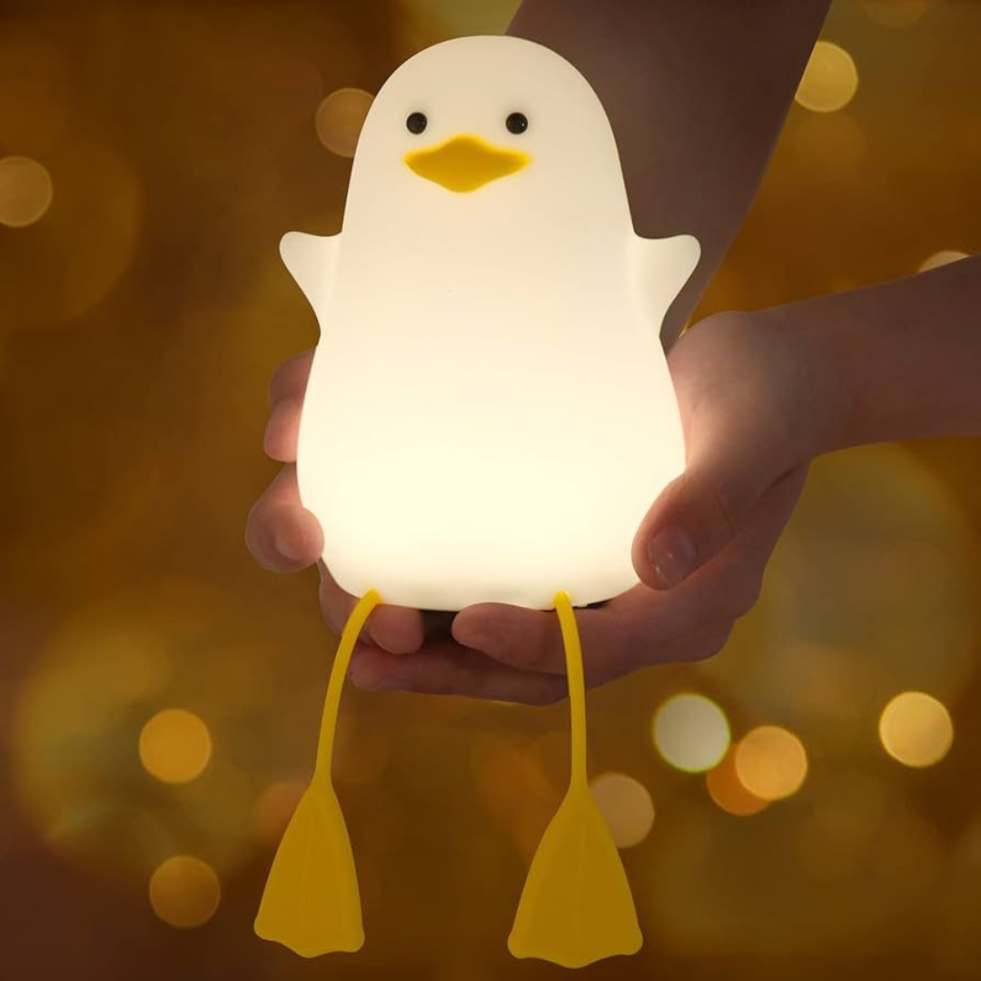 Cute Duck Silicone Night Light - Tinyminymo