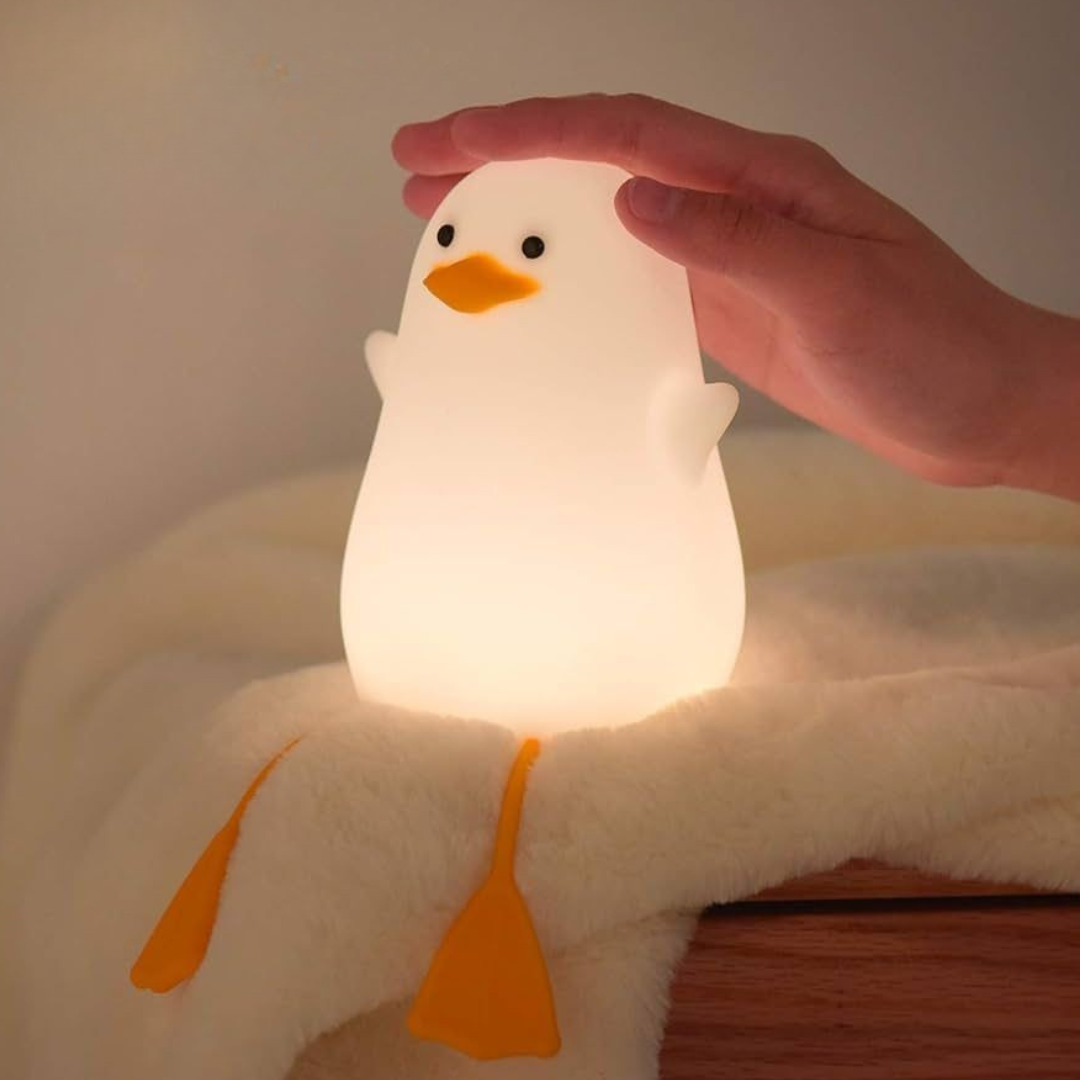 Cute Duck Silicone Night Light - Tinyminymo