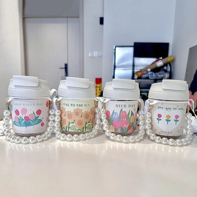Cute Flower 2 in 1 Tumbler - Tinyminymo