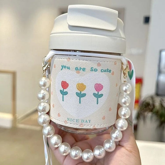 Cute Flower 2 in 1 Tumbler - Tinyminymo