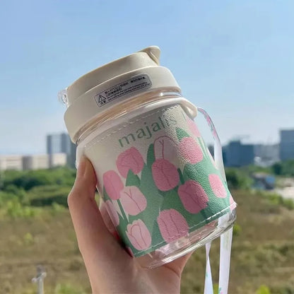 Cute Flower 2 in 1 Tumbler - Tinyminymo