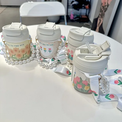 Cute Flower 2 in 1 Tumbler - Tinyminymo