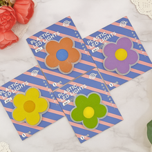 Load image into Gallery viewer, Four Pieces of Cute Flower Stick On Lights displayed on a white surface - Tinyminymo 
