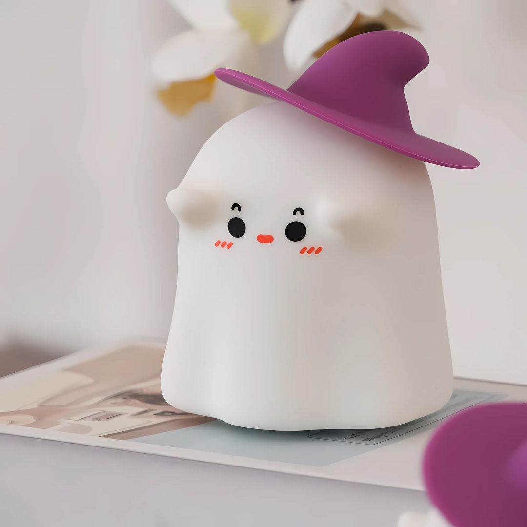 Cute Ghost Silicone Night Light- Tinyminymo