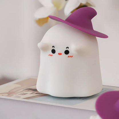 Cute Ghost Silicone Night Light- Tinyminymo
