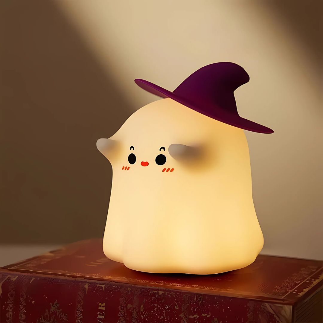 Cute Ghost Silicone Night Light- Tinyminymo