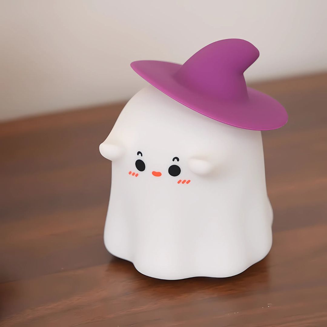 Cute Ghost Silicone Night Light- Tinyminymo
