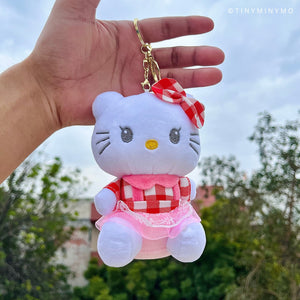Cute Hello Kitty Plush Keychain - Tinyminymo