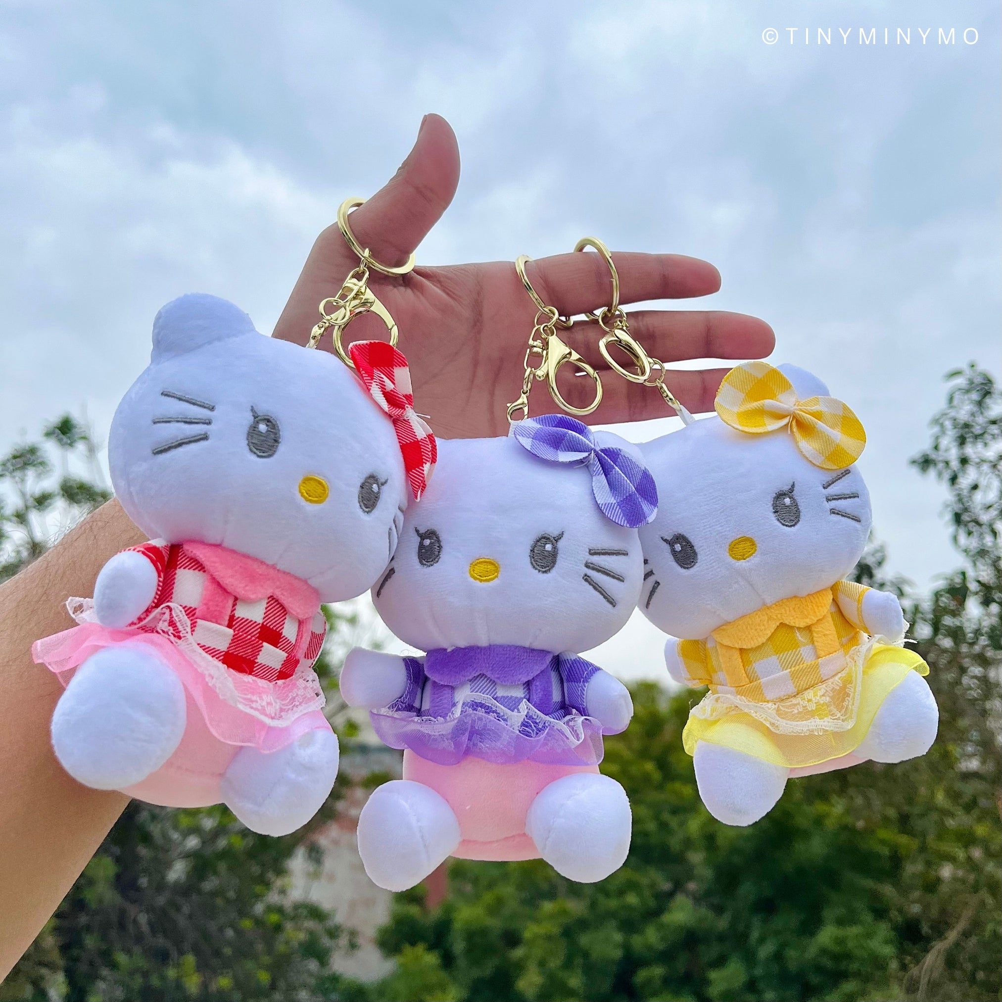 Cute Hello Kitty Plush Keychain - Tinyminymo