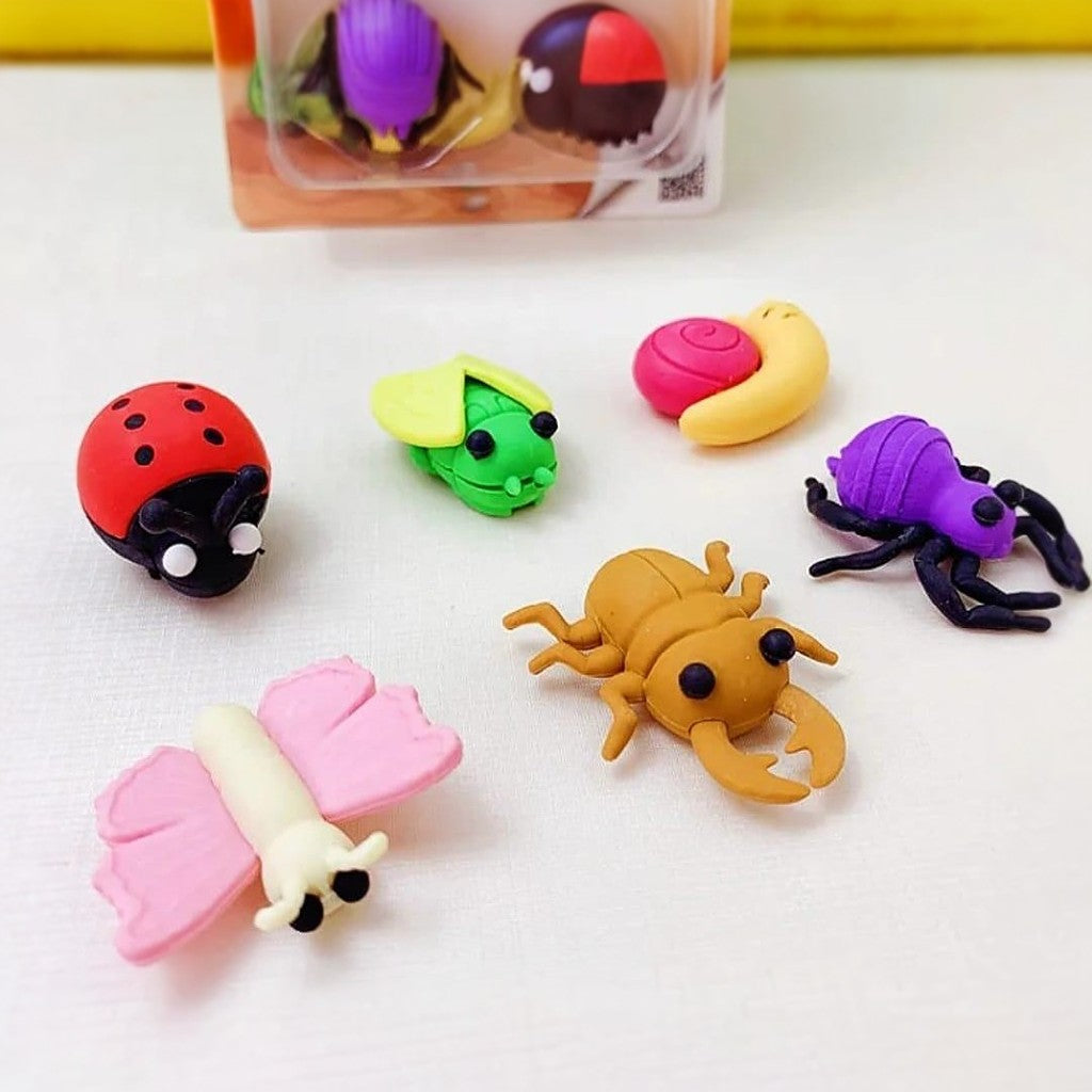 Cute Insects Eraser Set - Tinyminymo